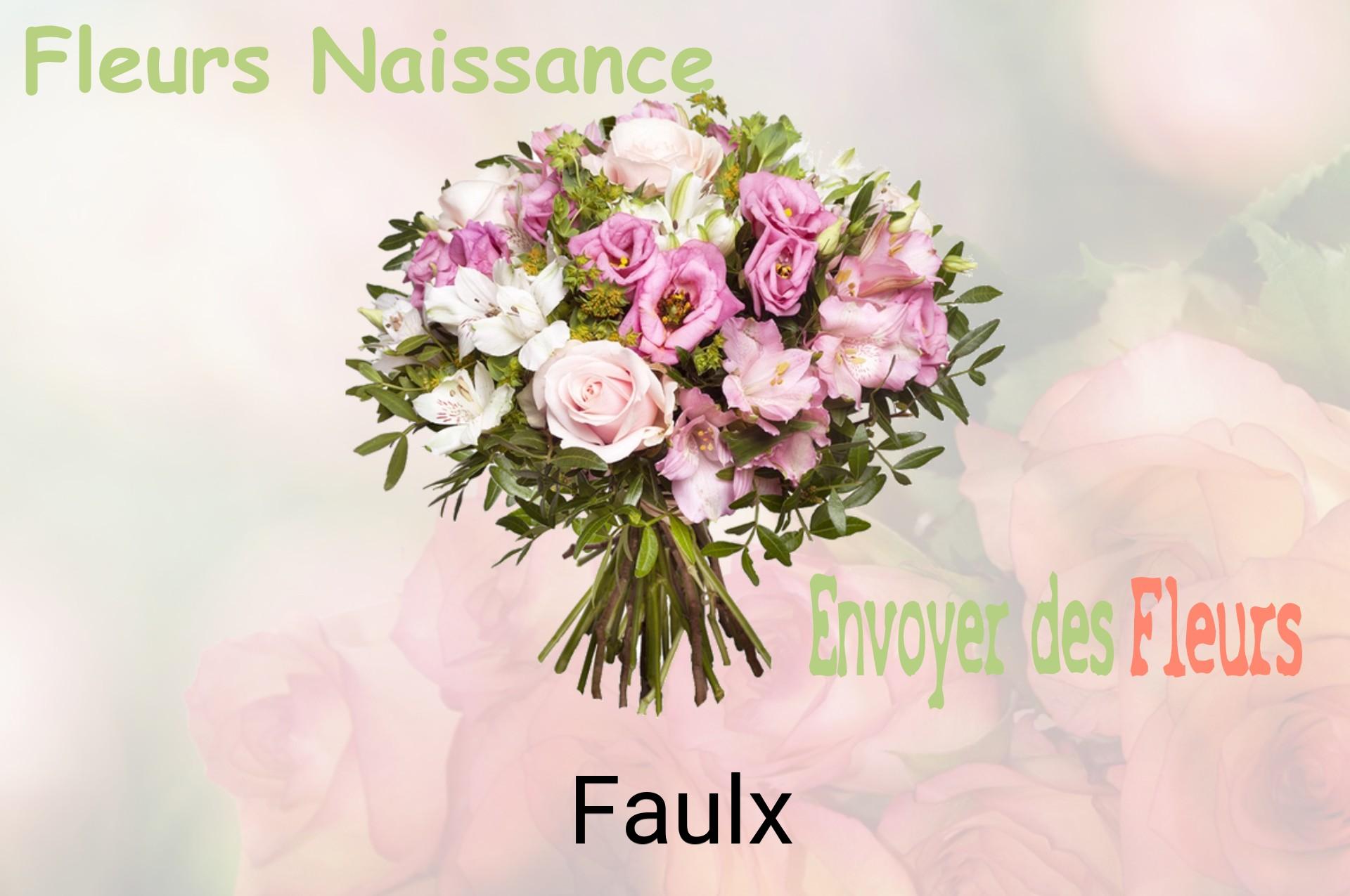 Bouquet de fleurs de naissance livré à Faulx